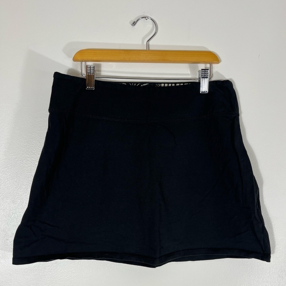 Patagonia Skirt Size Medium Womens' Black Knit Pull-On Organic Cotton